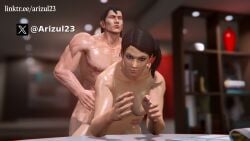 1boy 1boy1girl 3d 3d_(artwork) 3d_animation 3d_render anal anal_sex bandai_namco big_ass big_breasts big_butt big_cock big_penis european_male female female_penetrated hard_sex kitchen kitchen_sex male muscular_male namco pussy russian russian_male sergei_dragunov sex sexy_body straight table table_sex tekken tekken_7 tekken_8 zafina_(tekken)