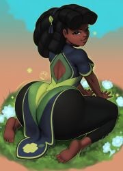 1girls african african_female ass ass_focus big_ass black_eyes black_hair clothing dark-skinned_female dark_skin female huge_ass human neozoa nz_naughty nzn_ashley original_character solo