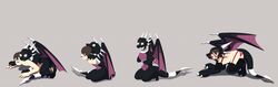 2016 auro_vee bondage bound cynder dragon human internal mammal spyro_the_dragon suit_transformation video_games wolfeenix