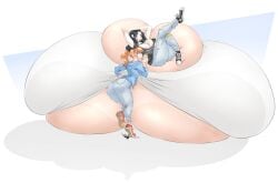 big_ass big_breasts breasts bubble_butt cleavage dullvivid female furry huge_ass huge_breasts hyper hyper_breasts lara_ravencroft tagme thick_thighs wide_hips