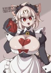 big_breasts breasts cleavage felis_(lucyfercomic) female furry huge_breasts lucyfercomic thick_thighs wide_hips