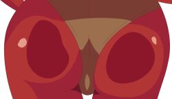 animated animated_gif anthro ass_focus big_cheeks brown_panties butt butt_focus cheeks cute_ass female female_anthro female_focus female_only five_nights_at_freddy's five_nights_in_anime fox fox_girl foxy_(fnaf) foxy_(fnia) furry_female gif panties red_body red_fur red_skin red_skinned_female solo solo_female transparent_background