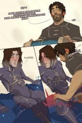 anal_beads arcane arcane_jayce arcane_viktor caught_in_the_act caught_masturbating caught_off_guard helping_hand jayce_talis masturbation mtoartnsfw skinny stuffing_(material) viktor_(league_of_legends) yaoi