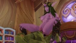 3d cavalorn13 cowgirl_position goblin goblin_(warcraft) goblin_male green_hair green_skin interracial interspecies night_elf night_elf_female pink_nipples pink_skin pubic_hair riding sex skyrim spread_legs the_elder_scrolls vaginal_penetration warcraft world_of_warcraft