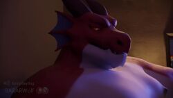 babawolf chubby cum cum_in_mouth dragon forced_oral gay oral tagme video