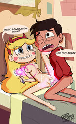 1boy 1boy1girl 1girls canon_couple disney disney_channel female headband magic marco_diaz nipples pancake_mckennz pancakemckennz pussy royal_magic_wand sex star_butterfly star_vs_the_forces_of_evil tagme wand