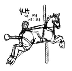 ass bondage bound bridle carousel equine forced horse mammal pony pussy rape ych