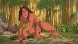 big_balls big_cock big_dick big_penis disney edit edited edited_image edited_official_artwork edited_screencap geekwithepower male male_only tarzan tarzan_(1999_film) tarzan_(character) uncut uncut_penis