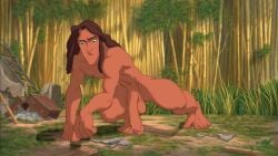 big_balls big_cock big_dick big_penis disney edit edited edited_image edited_official_artwork edited_screencap geekwithepower male male_only tarzan tarzan_(1999_film) tarzan_(character) uncut uncut_penis