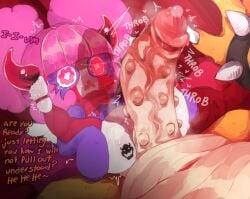 bowser chocovania_(character) imminent_penetration imminent_sex meweeze original reptile shortstack size_difference streamer super_mario_bros. virtual_youtuber
