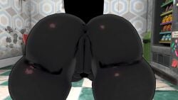 ass asshole backrooms big_ass cryptiacurves fur karelia_(acerattman) smiler_(the_backrooms) vrchat vrchat_avatar