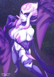 big_ass big_breasts breasts evelynn league_of_legends succubus