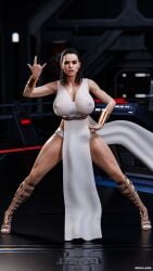 1girls 3d big_ass big_breasts breasts bust busty chest curvaceous curvy curvy_figure disney female hips hourglass_figure huge_breasts large_ass large_breasts light-skinned_female light_skin lucasfilm mature mature_female mehlabs rey slim_thick star_wars top_heavy voluptuous waist wide_hips