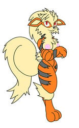 anthro arcanine breasts color female female_only fur furry gb_of_bs nintendo nipples nude pokemon pokemon_(species) solo tagme windie