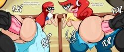2girls anal anal_sex ass_bigger_than_head ass_focus backboob big_breasts casual_nudity cum cumflated_belly cumflation deep_penetration denizen1414 dumptruck_ass female horsecock hyper_ass hyper_cumflation hyper_penetration hyper_penis impossible_fit johnny_test_(series) mary_test nude penetration penis ripped_clothing sex sister_and_sister small_breasts susan_test teasing test_twins
