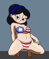 anya's_ghost anya_borzakovskaya bikini clothed color flag solo supernsfw tagme