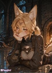 1girls ai_generated fur furry high_resolution highres hires mihoyo panzglard pulchra_fellini seductive seductive_look seductive_pose zenless_zone_zero