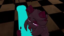 1boy 1futa 3d anthro femboy futa_on_male futanari male ralsei tasque_manager_(deltarune) vrchat