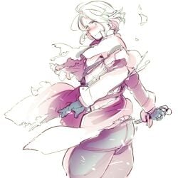 axis_powers_hetalia clothing_ripping france_(hetalia) himaruya_hidekaz manga official_art ripped_clothes ripped_clothing