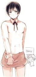 axis_powers_hetalia himaruya_hidekaz japan japan_(hetalia) male manga official_art pinup spain_(hetalia) tagme