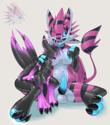absurd_res anthro assimilation avali avian balls big_breasts blep breasts duo genitals glistening glistening_body glowing glowing_genitalia glowing_nipples glowing_penis gynomorph hi_res intersex latex latex_avali latex_creature latex_transformation liquid_latex living_latex naala_(yporolsya) nipples null null_bulge penis tongue tongue_out transformation yporolsya