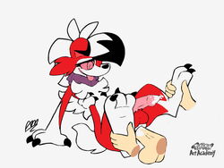 2boys anal anal_sex anus ass canine claws cum cum_in_ass cum_inside cum_while_penetrated disembodied_hand disembodied_penis erection feet foot_grab fur furry gay hair heart lycanroc male male_only mammal midnight_lycanroc nintendo nude penetration penis pokemon pokemon_sm red_eyes red_fur scarf sex sitting smile soles spread_legs tail taiyo testicles text thekatdragon49 toes tongue tongue_out veins veiny_penis video_games white_background white_fur white_hair wolf