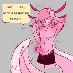 axolotl blush dick erect_penis erection erection_under_clothing flustered friends_with_benefits game kinito kinitopet male naked naked_male y/n