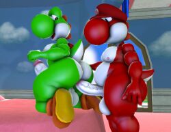 35:27 3d_(artwork) anal animal_humanoid anthro ass balls big_balls big_butt big_penis blue_body boots boots_only clothing digital_media_(artwork) dinosaur duo footwear footwear_only genitals green_yoshi hat headgear headwear hi_res huge_balls huge_cock humanoid lizard logdoesrenders looking_down male male/male mario_bros mariyoshi_(logdoesrenders) mostly_nude nintendo nipples non-mammal_balls non-mammal_nipples overweight overweight_anthro overweight_male pecs penis prehistoric_species red_body red_yoshi reptile saddle scalie scalie_humanoid sex shell shoes source_filmmaker_(artwork) tail thick_thighs yoshi yoshi_(character)