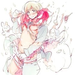 axis_powers_hetalia clothing_ripping finland_(hetalia) himaruya_hidekaz manga official_art ripped_clothes ripped_clothing