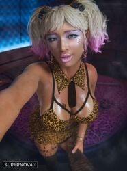 1boy 1girls 2025 3d ada_wong ada_wong_(adriana) alternate_hairstyle asian asian_female big_lips bimbo bimbo_lips biohazard cleavage clothed clothed_female clothed_male dark-skinned_male dark_skin duo earrings female gal guiding_hand gyaru gyaru_gal heavy_makeup hoop_earrings interracial jewelry light-skinned_female light_skin looking_at_partner looking_at_viewer male male/female male_pov nose_piercing piercing pigtails pov qos queen_of_spades queen_of_spades_tattoo reaching_into_pants resident_evil resident_evil_2 resident_evil_2_remake resident_evil_4 resident_evil_4_remake short_dress skimpy skimpy_clothes stockings straight supernovax tagme