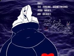 autumnart bbw belly big_belly big_breasts breasts chubby chubby_female deltarune dess_holiday friend_(deltarune) gaster genderswap genderswap_(mtf) overweight overweight_female roaring_knight rule_63 soul_(deltarune) undertale undertale_(series)