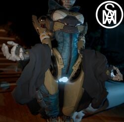 ash (apex legends) from apex legends by middlemansfm