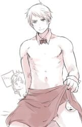 axis_powers_hetalia himaruya_hidekaz manga official_art pinup prussia prussia_(hetalia) spain spain_(hetalia)