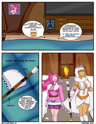 comic kassia monster_legends nikasia spanish_text turtwig_h yuri