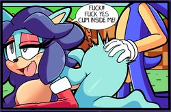 adventures_of_sonic_the_hedgehog big_breasts big_penis blue_fur breasts breezie_hedgebot_robotnik breezie_the_hedgehog cloudz female furry hedgehog male mammal penis sonic_(series) sonic_the_hedgehog superbunnygt