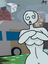 1girls artist_request bald bee_swarm_simulator female large_breasts nude reference_image roblox source_request tagme windy_bee