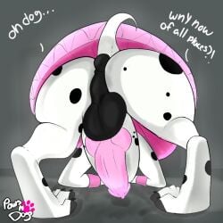 101_dalmatian_street 101_dalmatians 1boy 4_toes ?! animal_anus animal_genitals animal_penis anus armbands artist_logo artist_name ass ass_focus asshole balls bending_over bent_over big_ass big_balls big_butt big_penis black_anus black_balls black_claws black_pawpads black_spots bracelets canid canine canine_anus canine_genitals canine_penis canis claws clothed clothed_feral clothed_male clothes clothing cock cub dalmatian dialogue dick digital_media_(artwork) disney domestic_canine domestic_dog dylan_(101_dalmatians) english_dialogue english_text erect_penis erected_penis erection feet femboy feral feral_focus feral_male feral_only feral_solo grey_background hi_res high_resolution highres hind_legs hindpaw huge_ass huge_butt humiliated humiliated_male humiliation knotted_penis large_ass large_butt large_penis male male_canine male_cub male_feral male_focus male_only mammal nails pawpads paws pawsndogs penis pink_armband pink_bracelets pink_penis presenting presenting_anus presenting_ass presenting_balls presenting_butt presenting_hindquarters presenting_penis raised_tail showing_ass showing_butt solo solo_feral solo_focus solo_male spots spotted_body spotted_fur tail tail_anus tail_raised text thick thick_ass thick_butt thick_male thick_thighs toe_claws toes toony tutu white_body white_fur white_text