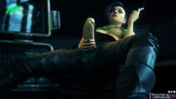 1futa 3d big_penis breasts cd_projekt_red cigarette cyberpunk_2077 erection futanari judy_alvarez masturbation netfuta nipples penis penis_out smoking solo tattoo thick_penis