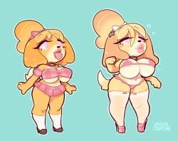 isabelle (animal crossing) from animal crossing by vaguecreature