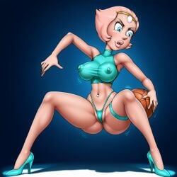 3d ai_generated big_ass big_breasts e3gqe erect_nipples female pearl_(steven_universe) stable_diffusion