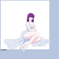 1girls athena_(saint_seiya) deity dress female female_deity female_focus female_only full_body goddess hitzdesenhos long_hair long_purple_hair pixel pixel_art purple_hair saint_seiya saori_kido sexy shounen_jump shueisha solo solo_female solo_focus toei_animation weekly_shonen_jump weekly_shounen_jump white_dress wide_hips