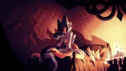 3_toes 4_toes 5_fingers ambiguous_penetration anthro anthro_on_anthro anthro_penetrated anthro_penetrating anthro_penetrating_anthro ass bed black_nose black_pawpads blue_body blue_fur breasts candle canid canine canis cazadora_(rentonreverb) cowgirl_position coyote dandy_(rentonreverb) duo fangs feet female female_penetrated fingers from_front_position fur furniture hi_res hindpaw humanoid_hands looking_pleasured lying lying_on_bed male male/female male_penetrating male_penetrating_female mammal markings nipples nude nude_anthro nude_female nude_male on_back on_bed on_bottom on_top open_mouth open_smile pawpads paws penetration penile penile_penetration procyonid raccoon red_body red_fur ring_(marking) ringed_tail sex smile squiderdoodle striped_markings striped_tail stripes tail tail_markings teeth toes tongue