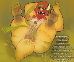 1boy 6:5 absurd_res anal_hair anthro anus armpit_hair ass balls beard biker biker_bowser bodily_fluids body_hair bowser chest_hair dialogue dirty dirty_feet english_text erection eyewear facial_hair facial_piercing fart fart_cloud fart_fetish feet foot_fetish foot_focus furry furry_male furry_only genitals hair hairy hi_res horns humiliation jadetanuki koopa male male_nipples male_only mario_(series) messy musk nintendo nose_piercing nose_ring nude penis piercing presenting pubes puffy_anus red_hair reptile ring_piercing scalie smelly smelly_feet solo solo_focus solo_male stink_fumes stink_lines sunglasses sweat sweaty_feet tail text vein veiny_penis