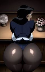 1girls ai_generated ass_shine attention background big_ass big_breasts black_hair dc dc_comics djpaint96-ii female gorgeous justice_league_unlimited magical_girl thighs young_justice young_justice_unlimited zatanna zee_zatara