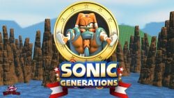3d 3d_(artwork) areolae big_breasts blue_eyes breasts chaos_(sonic) female grey-yordle male male/female nipples orange_fur pussy sega sonic_(series) sonic_adventure sonic_generations tentacle tentacle_sex tikal_the_echidna vaginal_penetration