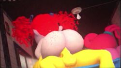 1boy 2girls 3d 3d_animation animated ass bubble_butt curvaceous curvy fat_ass female large_ass lovemilliesm mommy_long_legs nude nude_female pink_body pink_hair pink_skin poppy_(poppy_playtime) poppy_playtime protagonist_(poppy_playtime) pussy red_hair riding sex sex_from_behind sfm short_playtime shorter_than_30_seconds shortstack size_difference smaller_male sound tagme the_prototype_(poppy_playtime) thick_ass thick_thighs thighs vaginal_penetration video white_skin wide_hips