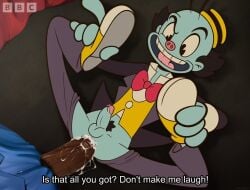 big_penis black_penis blue_body blue_penis blue_skin cum cum_in_ass cum_inside doctor_who fifteenth_doctor gay_sex hat legs legs_up male male/male male_only male_penetrated male_penetrating male_penetrating_male mawile123 mr_ring-a-ding penis pubic_hair shoes shoes_on skinny small_penis smaller_male tagme toony