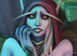 ahe_gao cringe eyes_rolling_back liard sylvanas_windrunner world_of_warcraft