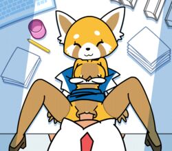 2d 2d_animation :3 aggressive_retsuko aggretsuko animated anthro book bouncing_breasts breasts closed_eyes clothing computer cup duo faceless_male female female_penetrated fur furry happy happy_sex human human_on_anthro interspecies loop male male/female male_penetrating male_penetrating_female mammal minus8 nipples office_lady open_mouth paper pencil_(disambiguation) penetration penis pussy red_panda retsuko sanrio sex short_playtime smooth_fur solo_focus straight vaginal_penetration