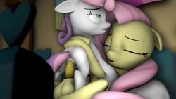 2016 3d anal animal_genitalia animal_penis anus ass balls dickgirl equine equine_penis female feral fluttershy_(mlp) friendship_is_magic hair horn horse horsecock intersex mammal mr.tektite multicolored_hair my_little_pony pegasus penetration penis pony sex source_filmmaker sweetie_belle_(mlp) unicorn wings young